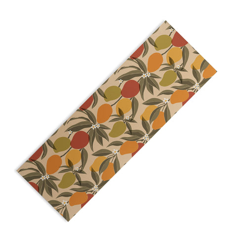 Cuss Yeah Designs Abstract Mangoes Yoga Mat