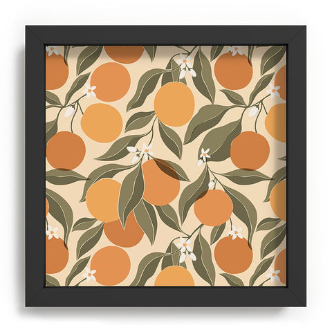 Cuss Yeah Designs Abstract Oranges Recessed Framing Square