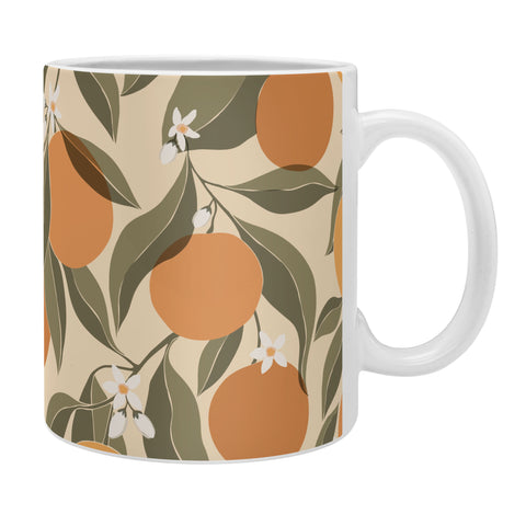 Cuss Yeah Designs Abstract Oranges Coffee Mug