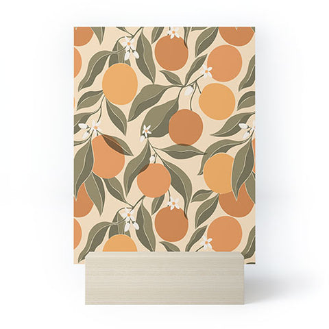 Cuss Yeah Designs Abstract Oranges Mini Art Print