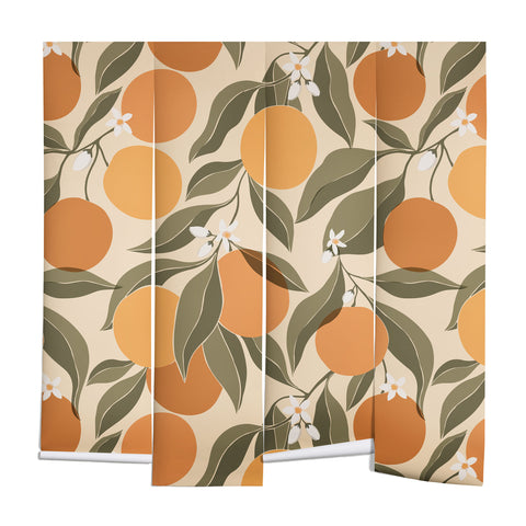 Cuss Yeah Designs Abstract Oranges Wall Mural