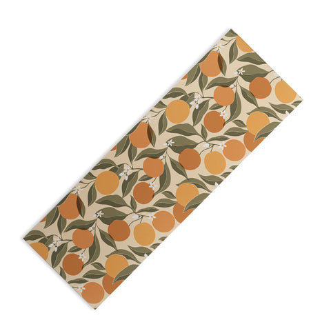 Cuss Yeah Designs Abstract Oranges Yoga Mat