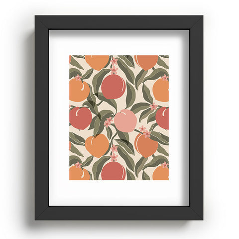 Cuss Yeah Designs Abstract Peaches Recessed Framing Rectangle