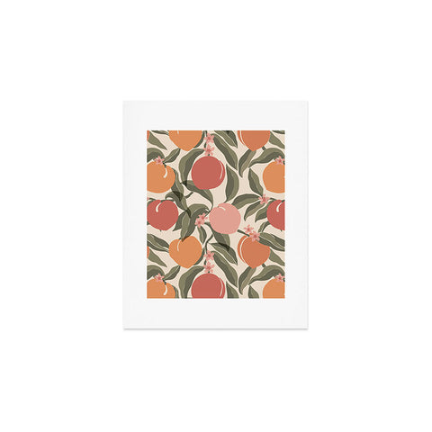 Cuss Yeah Designs Abstract Peaches Art Print
