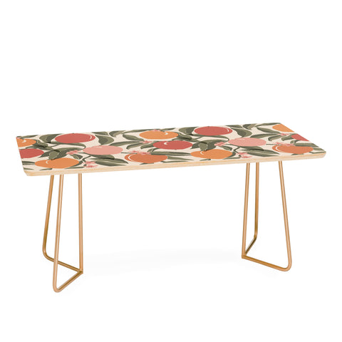 Cuss Yeah Designs Abstract Peaches Coffee Table