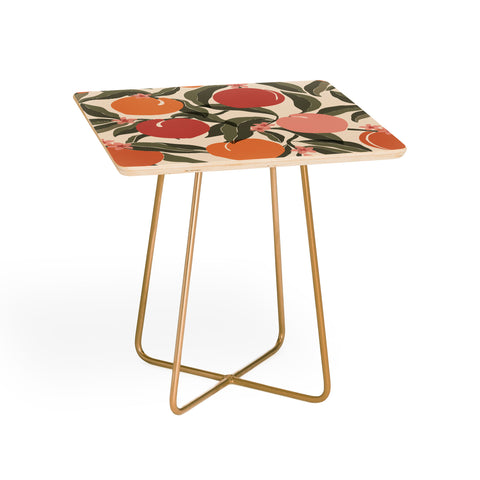 Cuss Yeah Designs Abstract Peaches Side Table