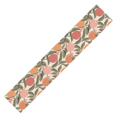 Cuss Yeah Designs Abstract Peaches Table Runner