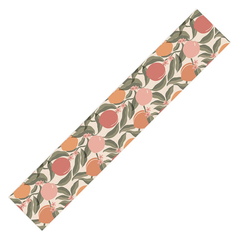 Cuss Yeah Designs Abstract Peaches Table Runner