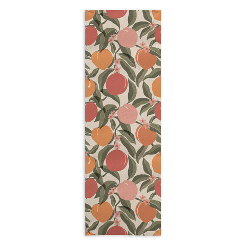 Cuss Yeah Designs Abstract Peaches Yoga Towel