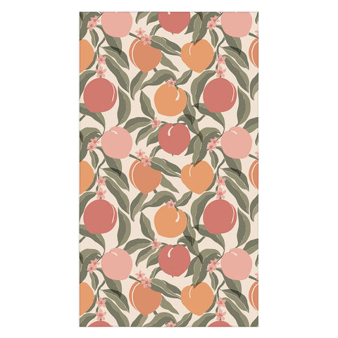 Cuss Yeah Designs Abstract Peaches Tablecloth