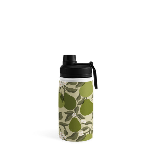 Cuss Yeah Designs Abstract Pears Water Bottle