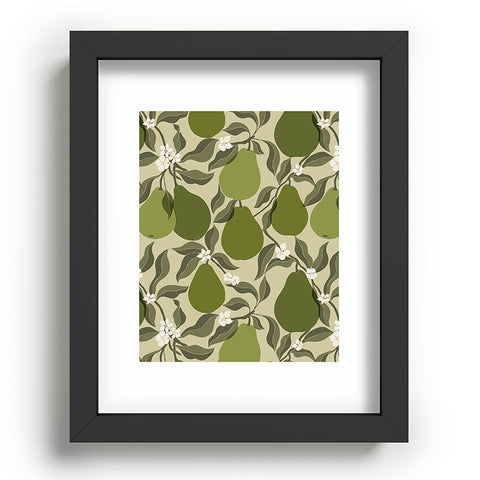 Cuss Yeah Designs Abstract Pears Recessed Framing Rectangle
