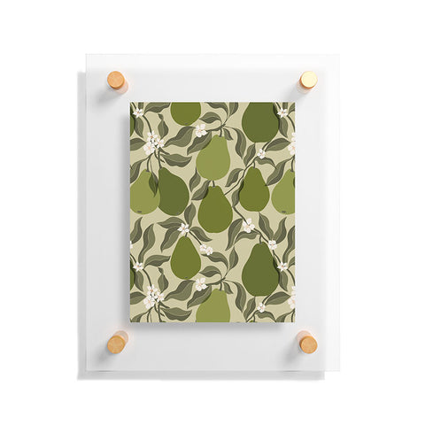 Cuss Yeah Designs Abstract Pears Floating Acrylic Print