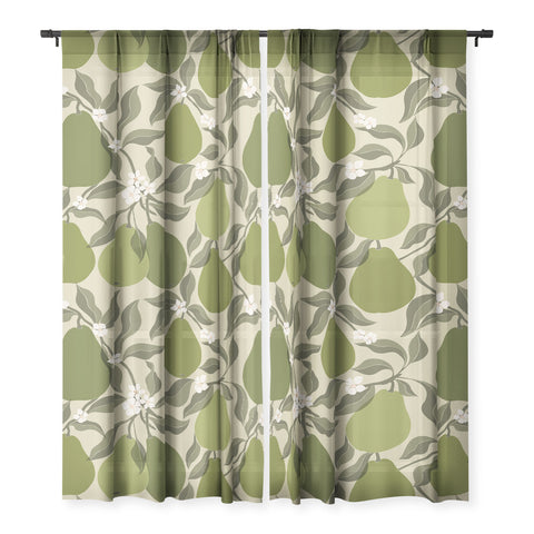 Cuss Yeah Designs Abstract Pears Sheer Non Repeat