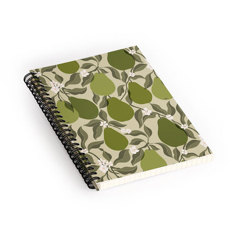 Cuss Yeah Designs Abstract Pears Spiral Notebook