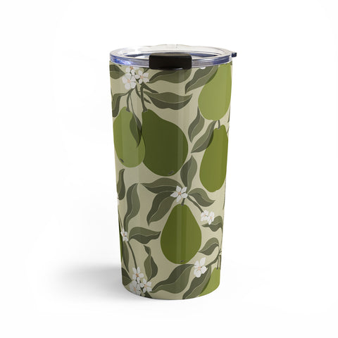 Cuss Yeah Designs Abstract Pears Travel Mug