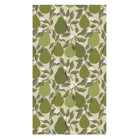 Cuss Yeah Designs Abstract Pears Tablecloth