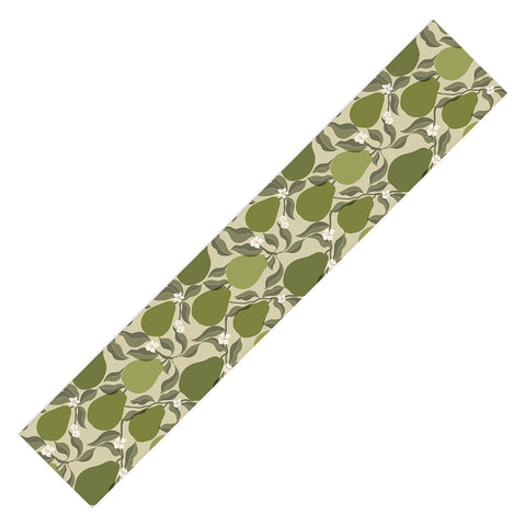 Cuss Yeah Designs Abstract Pears Table Runner