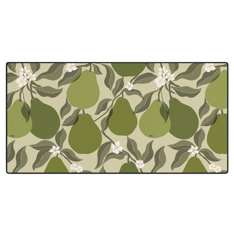 Cuss Yeah Designs Abstract Pears Desk Mat