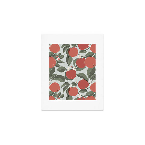 Cuss Yeah Designs Abstract Red Apples Art Print