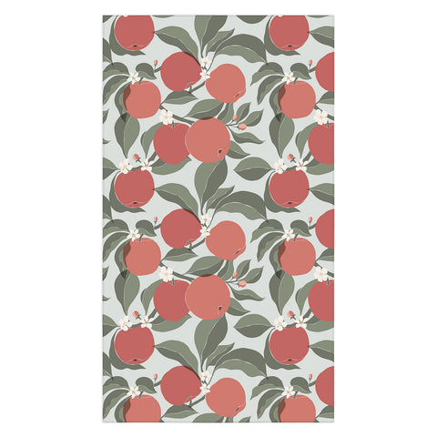 Cuss Yeah Designs Abstract Red Apples Tablecloth
