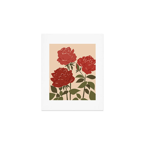 Cuss Yeah Designs Abstract Roses Art Print
