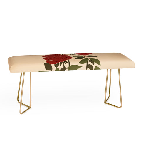 Cuss Yeah Designs Abstract Roses Bench