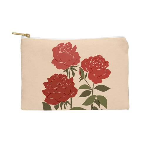 Cuss Yeah Designs Abstract Roses Pouch