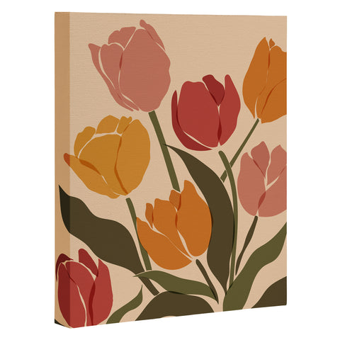 Cuss Yeah Designs Abstract Tulips Art Canvas