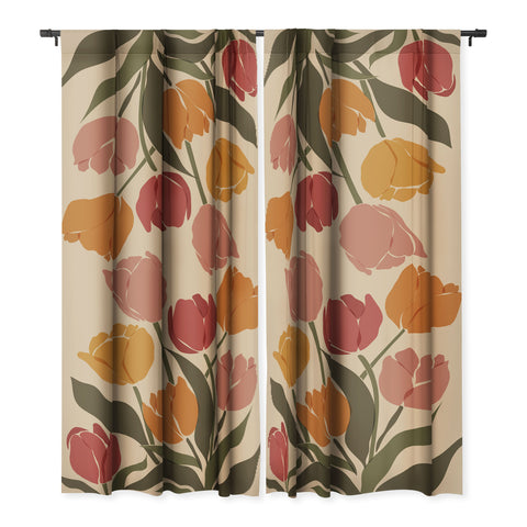 Cuss Yeah Designs Abstract Tulips Blackout Non Repeat