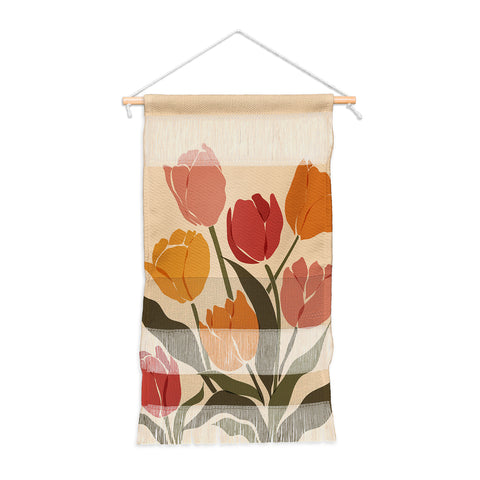 Cuss Yeah Designs Abstract Tulips Wall Hanging Portrait