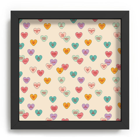 Cuss Yeah Designs Conversation Hearts Pattern Recessed Framing Square
