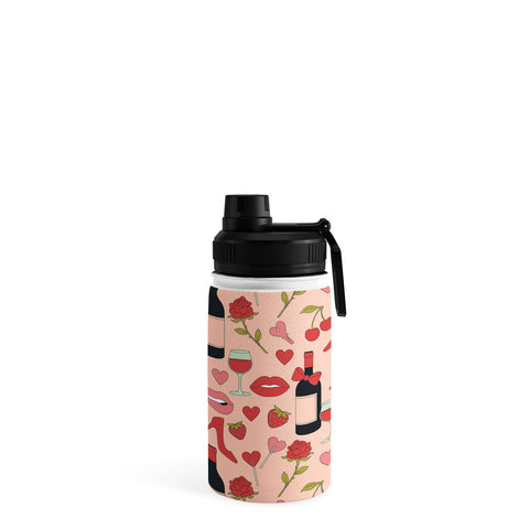 Cuss Yeah Designs Flirty Valentines Day Water Bottle