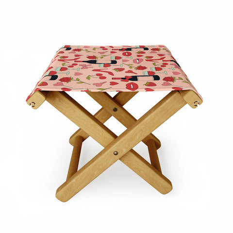 Cuss Yeah Designs Flirty Valentines Day Folding Stool