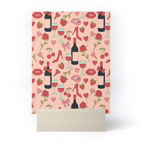 Cuss Yeah Designs Flirty Valentines Day Mini Art Print