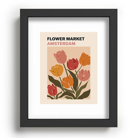 Cuss Yeah Designs Flower Market Amsterdam Recessed Framing Rectangle