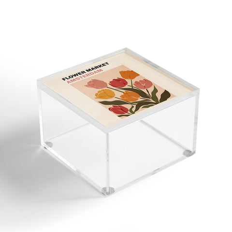 Cuss Yeah Designs Flower Market Amsterdam Acrylic Box