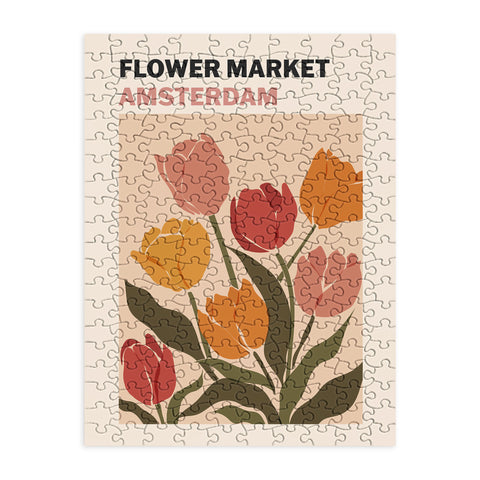 Cuss Yeah Designs Flower Market Amsterdam Puzzle