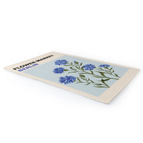 Cuss Yeah Designs Flower Market Berlin Area Rug