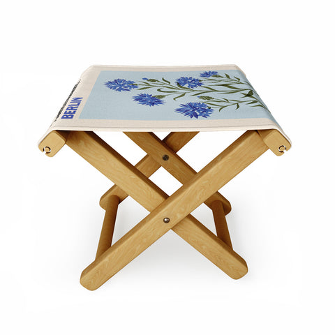 Cuss Yeah Designs Flower Market Berlin Folding Stool