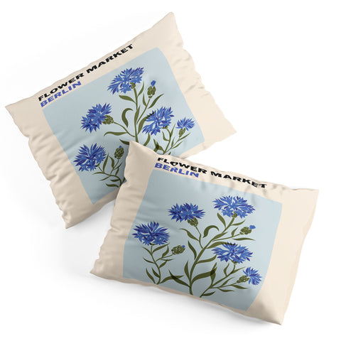 Cuss Yeah Designs Flower Market Berlin Pillow Shams