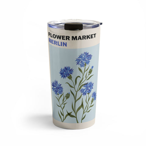 Cuss Yeah Designs Flower Market Berlin Travel Mug