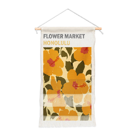 Cuss Yeah Designs Flower Market Honolulu Wall Hanging Portrait