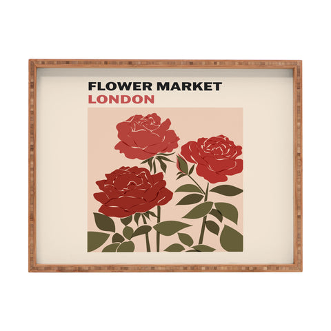 Cuss Yeah Designs Flower Market London UK Rectangular Tray