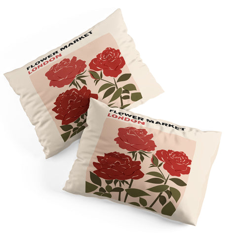 Cuss Yeah Designs Flower Market London UK Pillow Shams