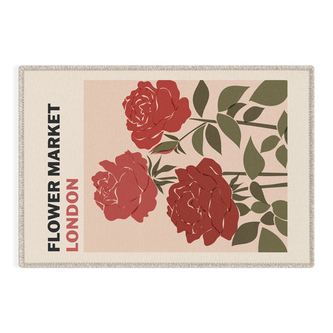Cuss Yeah Designs Flower Market London UK Outdoor Rug