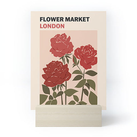 Cuss Yeah Designs Flower Market London UK Mini Art Print