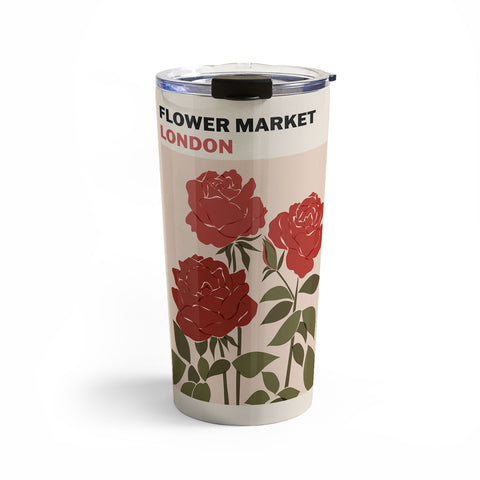Cuss Yeah Designs Flower Market London UK Travel Mug