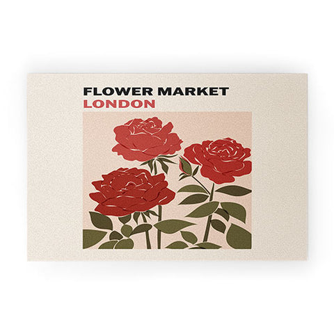 Cuss Yeah Designs Flower Market London UK Welcome Mat