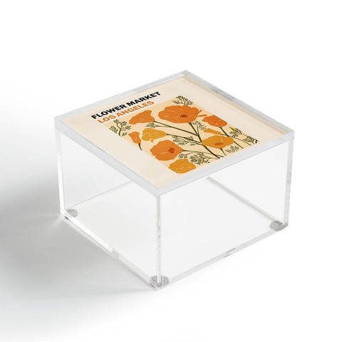 Cuss Yeah Designs Flower Market Los Angeles Acrylic Box